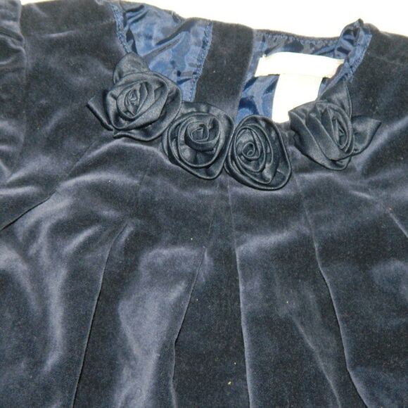 Janie & Jack Ornate Navy Opera Dress 12-18M‎ - Picture 4 of 10